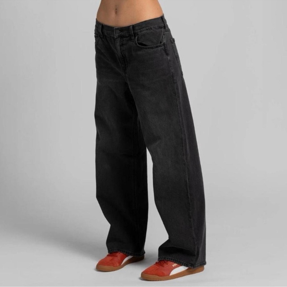 NWT Stovepipe 10 Long Women's Black Wide-Leg Jeans by American Eagle